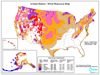 US Wind Resources Map